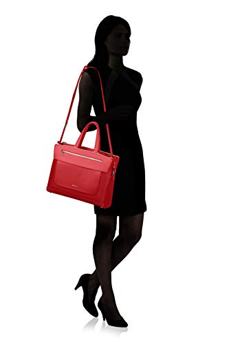 Samsonite Zalia 2.0, Maletines para Mujer, Rojo (Classic Red), M (39 cm - 14 L)