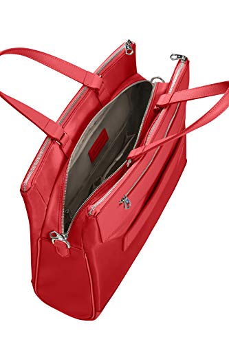 Samsonite Zalia 2.0, Maletines para Mujer, Rojo (Classic Red), M (39 cm - 14 L)