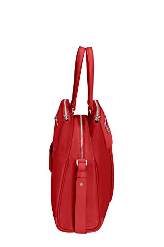 Samsonite Zalia 2.0, Maletines para Mujer, Rojo (Classic Red), M (39 cm - 14 L)