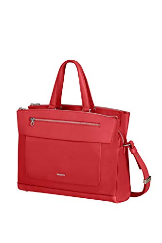 Samsonite Zalia 2.0, Maletines para Mujer, Rojo (Classic Red), M (39 cm - 14 L)