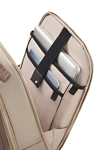 Samsonite Zalia Mochila Tipo Casual, 14.1", 13 litros, Color Beige