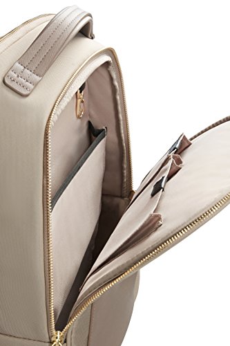 Samsonite Zalia Mochila Tipo Casual, 14.1", 13 litros, Color Beige