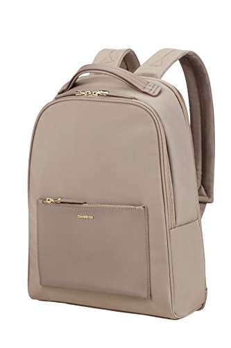 Samsonite Zalia Mochila Tipo Casual, 14.1", 13 litros, Color Beige