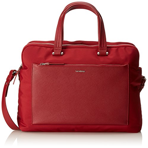 Samsonite Zalia Organized Bailhandle Maletín, 14.1", 15.5 litros, Color Rojo