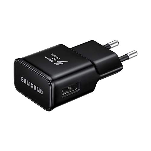 SAMSUNG Cargador Original EP-TA20EBE, Carga Rápida (Cable USB-C 1.5m) para Galaxy S8, S8+ Plus, Note 8, Negro - Bulk