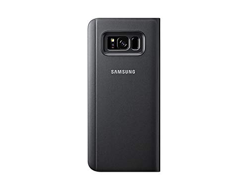 Samsung Clear View Standing, Funda para smartphone Samsung Galaxy S8 Plus, Negro