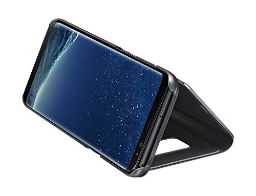 Samsung Clear View Standing, Funda para smartphone Samsung Galaxy S8 Plus, Negro