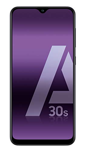 Samsung Galaxy A30s - Smartphone de 6.4" Super AMOLED (4 GB RAM, 64 GB ROM, 16 MP ultra angular, Dual SIM, versión española) negro