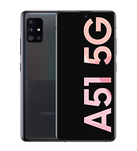 SAMSUNG Galaxy A51 5G - Smartphone 6.5" Super AMOLED (6GB RAM, 128GB ROM), Negro [Versión española]
