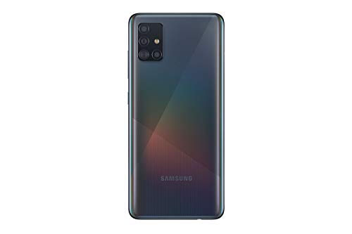 Samsung Galaxy A51 - Dual SIM, Smartphone de 6.5" Super AMOLED (4 GB RAM, 128 GB ROM, cámara Trasera 48.0 MP + 12.0 MP + 5.0 MP + 5 MP, cámara Frontal 32 MP) Negro