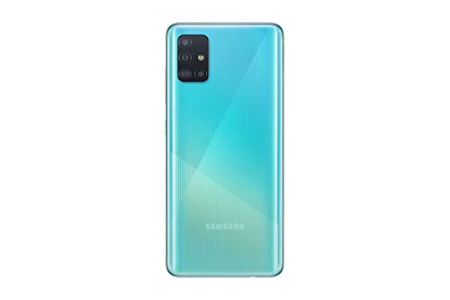 Samsung Galaxy A51 - Dual SIM, Smartphone de 6.5" Super AMOLED (4 GB RAM, 128 GB ROM, cámara Trasera 48.0 MP + 12.0 MP + 5.0 MP + 5 MP, cámara Frontal 32 MP) Azul [Versión española]