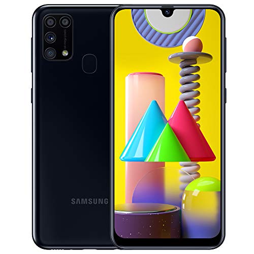 Samsung Galaxy M31 - Smartphone Dual SIM, Pantalla de 6.4" sAMOLED FHD+, Cámara 64 MP, 6 GB RAM, 64 GB ROM Ampliables, Batería 6000 mAh, Android, Versión Española, Color Negro