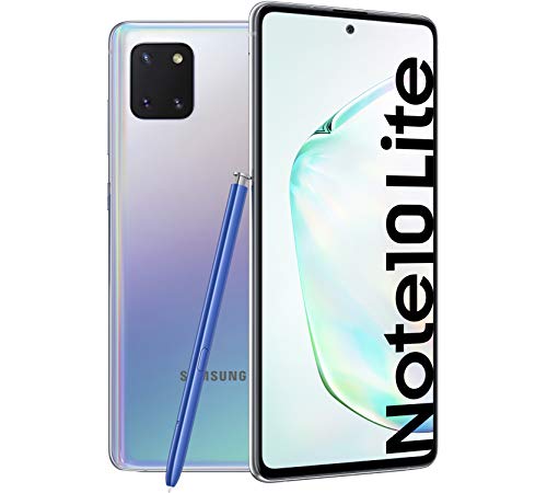 Samsung Galaxy Note 10 Lite - Smartphone de 6.7" FHD+ (4G, Dual SIM, 6GB RAM, 128GB ROM, cámara trasera 12MP(W)+12MP(UW)+12MP, cámara frontal 32MP, Octacore Exynos 9810), Aura Glow [Versión española]