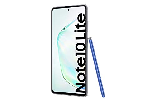 Samsung Galaxy Note 10 Lite - Smartphone de 6.7" FHD+ (4G, Dual SIM, 6GB RAM, 128GB ROM, cámara trasera 12MP(W)+12MP(UW)+12MP, cámara frontal 32MP, Octacore Exynos 9810), Aura Glow [Versión española]