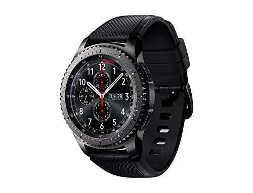 Samsung Gear S3 Frontier - Smartwatch Tizen (pantalla 1.3" Super AMOLED 360x360, GPS integrado, batería 380 mAh, altavoz integrado), color Gris (Space Gray)- Version española