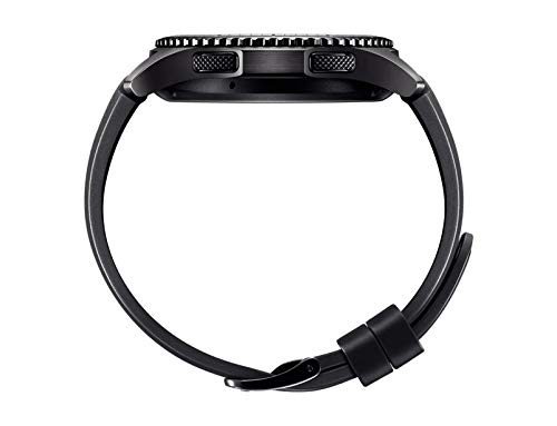 Samsung Gear S3 Frontier - Smartwatch Tizen (pantalla 1.3" Super AMOLED 360x360, GPS integrado, batería 380 mAh, altavoz integrado), color Gris (Space Gray)- Version española