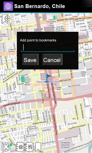 San Bernardo, Chile Offline Mapa - Smart Sulutions