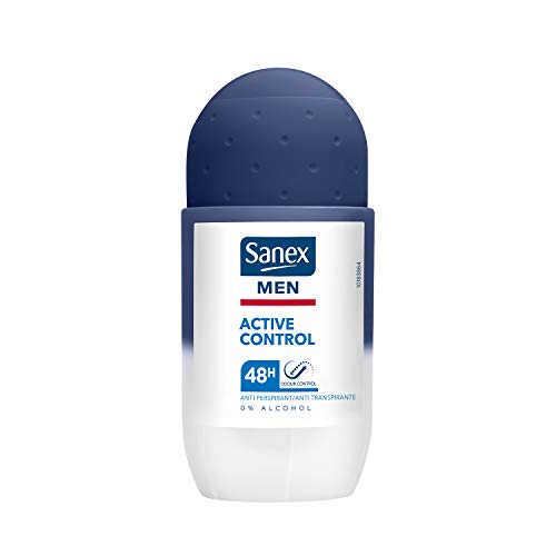 Sanex Men Active Control Desodorante, Roll-On - 50 ml