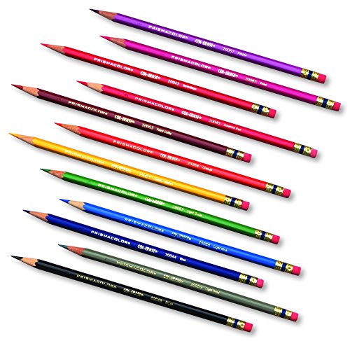 Sanford Col-Erase Erasable Colored Pencils 12/Pkg-Assorted