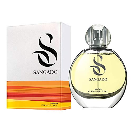 SANGADO Gardenia Perfume para Mujeres, Larga Duración de 8-10 horas, Olor Lujoso, Floral, Francesas Finas, Extra Concentrado (Parfum), Spray de 50 ml, Moderna, Femenina, Un Gran Regalo Para Mujeres