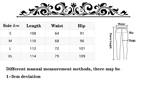 SANJIBAO Camiseta Larga de la Llamarada de los Pantalones Palazzo geométricas de Las Lentejuelas Ancha Leggings Pantalones Mujeres Wet Look TRETCH Fitness (Negro),L