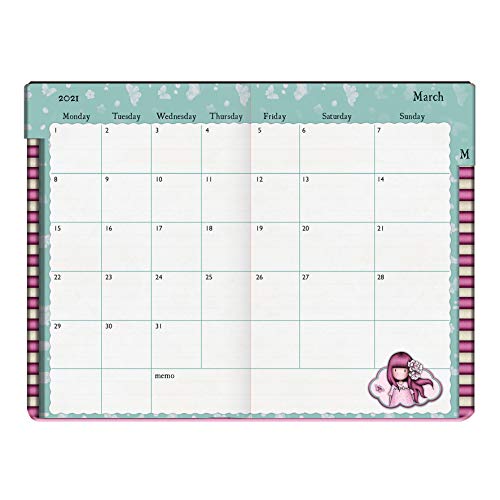 Santoro Gorjuss 2021 - Diario de bolsillo para ella, para niños