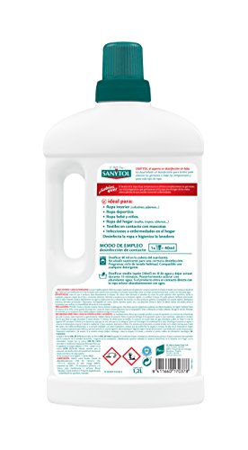 Sanytol - Desinfectante para Ropa, sin Lejía - 1200ml