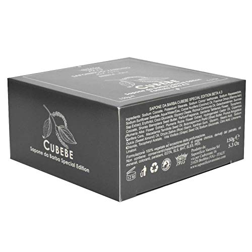 Saponificio Varesino Cubebe Edición Especial Duro Jabón para Afeitado 150g Disco