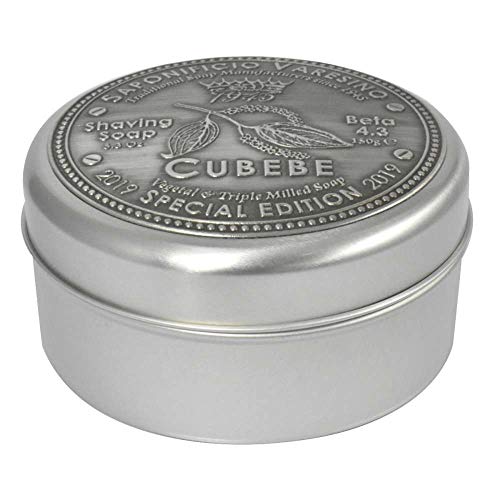 Saponificio Varesino Cubebe Edición Especial Duro Jabón para Afeitado 150g Disco