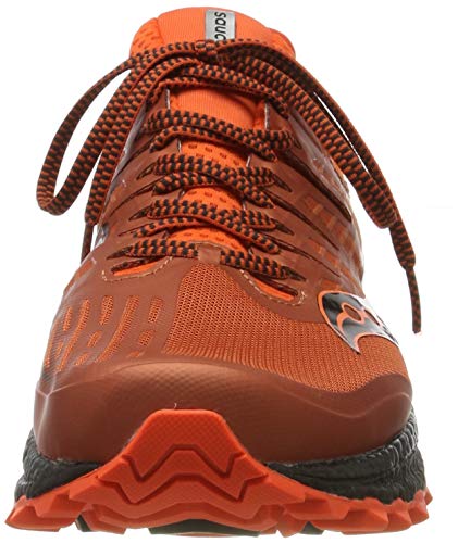 Saucony Xodus ISO 3, Zapatillas de Running para Hombre, Naranja (Orange/Black 36), 41 EU