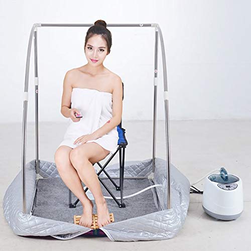 Sauna De Vapor Sala De Sauna Portátil Piel Beneficiosa Desintoxicación Infrarroja Pérdida De Peso Calorías Baño SPA con Bolsa De Sauna Generador De Vapor