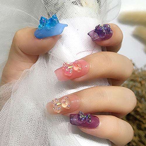 SAVITA 25 Hojas / 600 Piezas Adhesivo de Pegamento Para Uñas, Adhesivo de Gelatina Impermeable y Transpirable Adhesivo para uñas Postizas