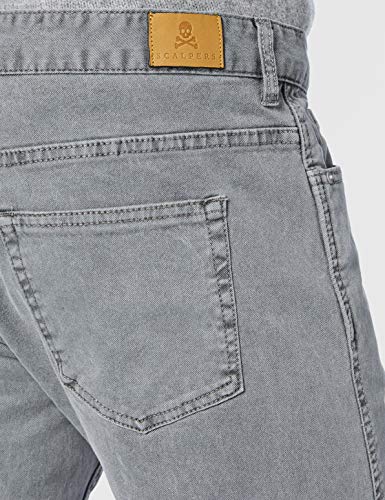 Scalpers Five Pockets Pants Pantalones, Gris (Medium Grey 18106), 50 (Tamaño del Fabricante:50) para Hombre