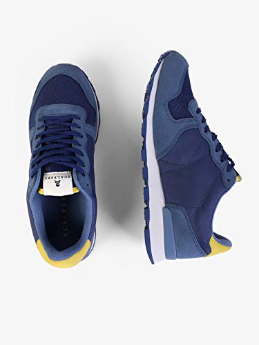 Scalpers Folk Sneakers - Sneaker para Hombre, Talla 40, Color Azul Marino