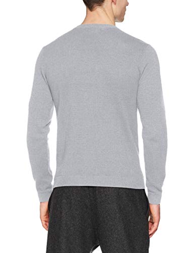 Scalpers Terranova Tricot - Jersey para Hombre, Talla XXL, Color Gris Claro