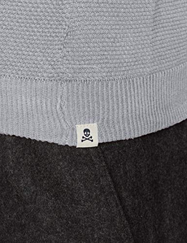 Scalpers Terranova Tricot - Jersey para Hombre, Talla XXL, Color Gris Claro