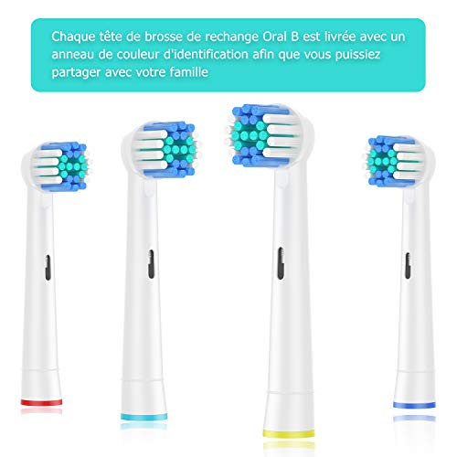 Schallcare Compatible Braun Oral b recambios para cepillo,cabezales de repuesto Compatible Eléctrico recargable Oral-B EB17a