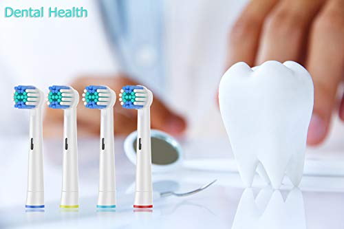 Schallcare Compatible Braun Oral b recambios para cepillo,cabezales de repuesto Compatible Eléctrico recargable Oral-B EB17a