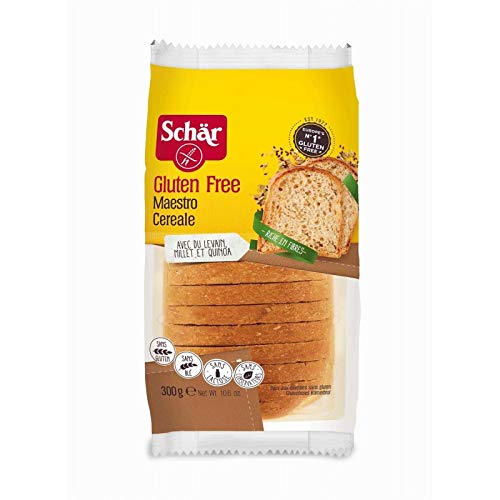 Schär - Maestro Pan Del Cereal Gluten 300G - Lot De 3 - Precio Por Lote - Entrega Rápida