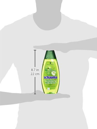 Schauma Champú Nature Moments manzana verde & Ortiga, 5 unidades (5 x 400 ml)