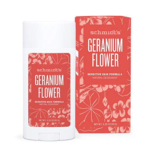 Schmidt's Natural DeodorantTM - Geranium Sensitive Skin Stick (3.25 oz.; Odor Protection & Wetness Relief; Aluminum-Free) by Schmidt's Deodorant