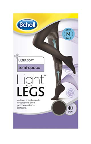 Scholl collant – mujer compresión graduada Light Legs 40 den, M – 1 PAR