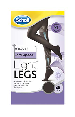Scholl collant – mujer compresión graduada Light Legs 40 den, XL – 1 PAR