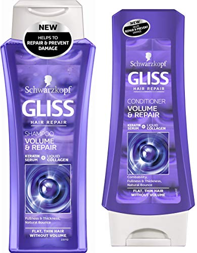 Schwarzkopf Gliss Ultimate Volume Shampoo and Conditioner Set by Schwarzkopf