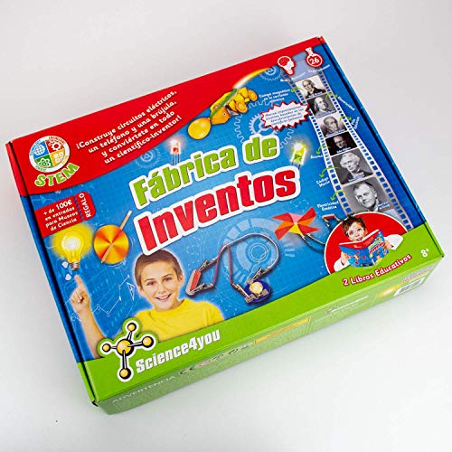 Science4you-5600983600225 Fábrica de Inventos, Juguete Educativo y Científico para Niños +8 Años, Multicolor, única (600225)