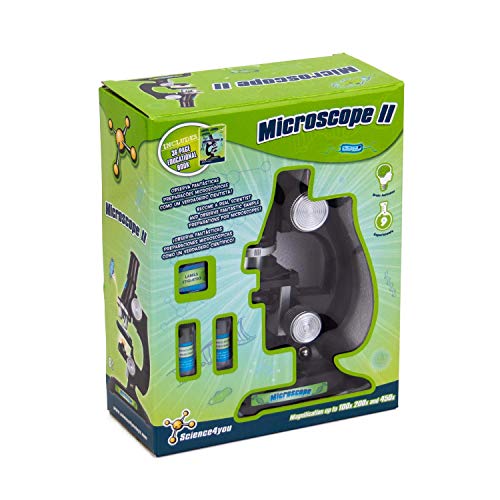Science4you - Microscopio II - Juguete Científico y Educativo con 9 experimentos
