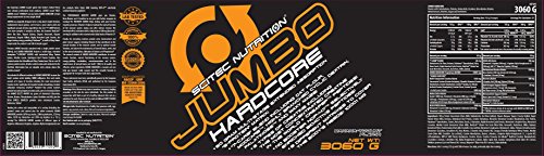 Scitec Nutrition Jumbo Hardcore Ganador Plátano Yogur - 3060 g