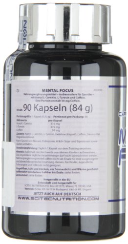 Scitec Nutrition Mental Focus - 90 Cápsulas