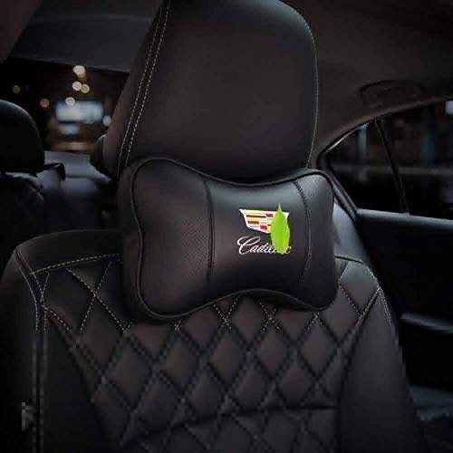 SDFGFGH Asiento 2 Pcs Cuello Almohada Cojín Coche reposacabezas Almohada adecuados for Audi/for Ford/VW/for Mazda/por Buick/for el Mini/for Volvo/for Mercedes Benz/for Cadillac/Peugeot, etc.