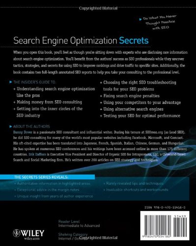 Search Engine Optimization (SEO) Secrets: Do What You Never Thought Possible with SEO